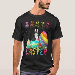 Ostertag Sibirischer Husky Hund passende Familie O T-Shirt