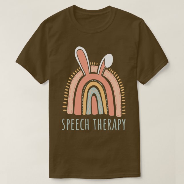 Ostertag SLP Blume Speech Therapy 3 T-Shirt (Design vorne)