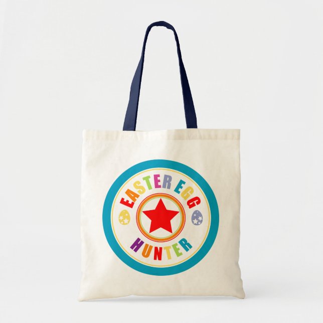 Ostertasche - Ostereier Jäger Tragetasche (Vorne)