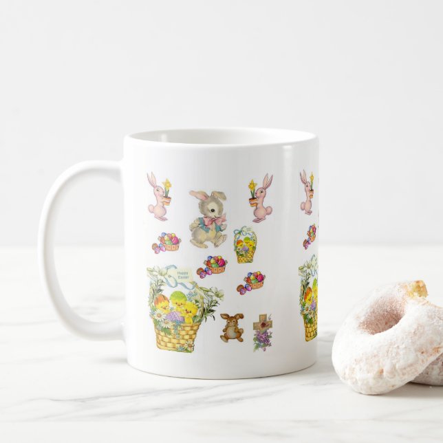 Ostertassen Kaffeetasse (Mit Donut)