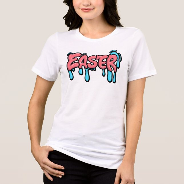 Ostertext-Veröffentlichung-61424 Tri-Blend Shirt (Vorderseite)