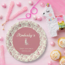 Ostertoile Floral Girl Baby Dusche