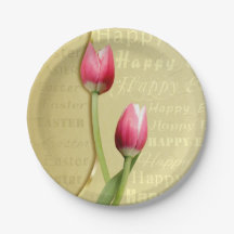 Ostertulips Gold Typografie
