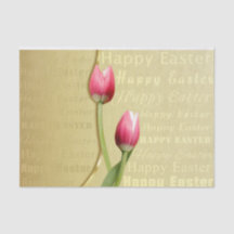 Ostertulips Gold Typografie