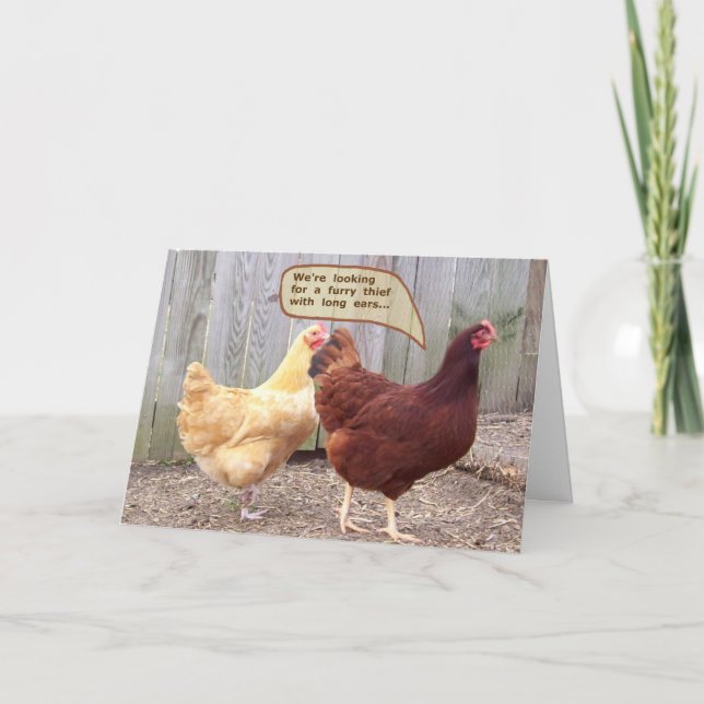 Osterüberraschung! Feiertagskarte (Vorderseite)