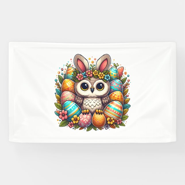 Osteruhu mit sonnigen Ohren Banner (Horizontal)