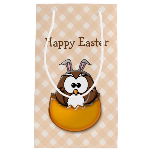 Osteruhu - Orange Kleine Geschenktüte (Vorderseite)