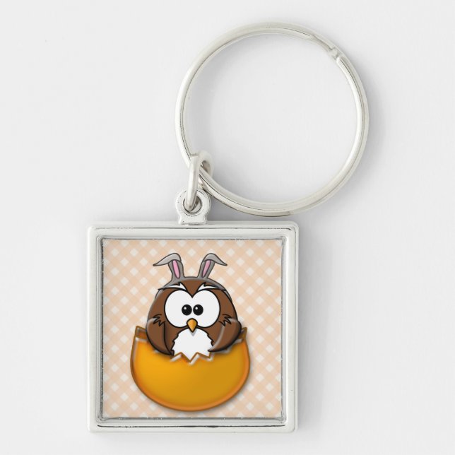 Osteruhu - Orange Schlüsselanhänger (Vorne)