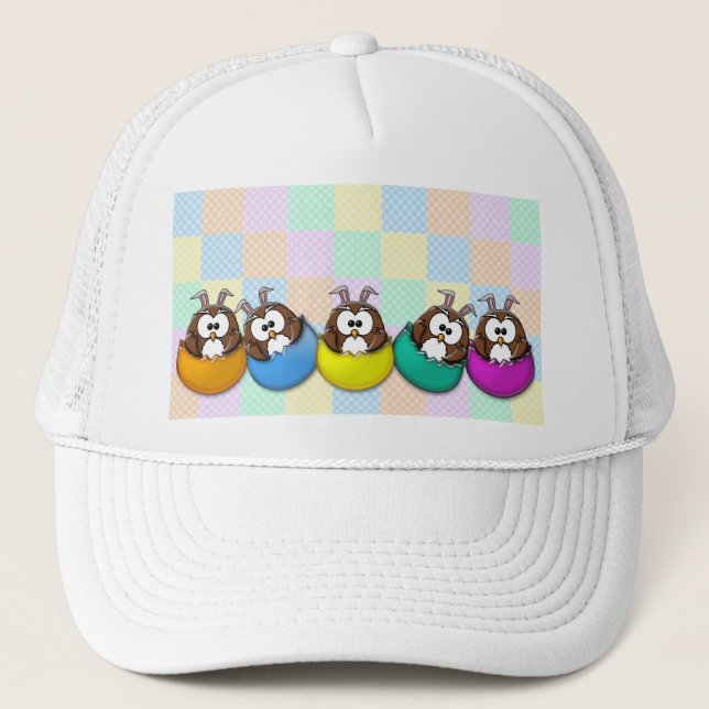 Osteruhu - Regenbogen Truckerkappe (Vorderseite)
