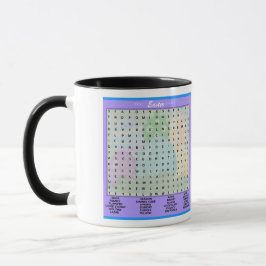 Osterurlaub Word Search Game Tasse