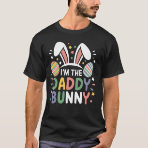 Ostervater-Hase-Eier-Suche-Passende-Familie-Vater T-Shirt