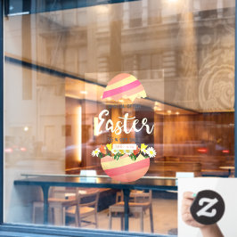 Osterverkaufte Blume kaufen Prozent billiger Fensteraufkleber