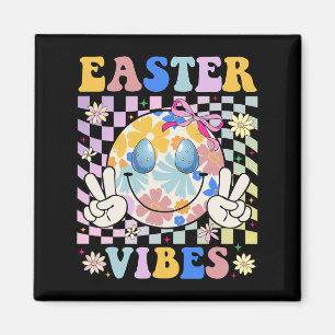 Ostervibes Coquetee Smile Bunny Peace Retro Grotto Magnet