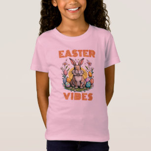 Ostervibes mit Osterhasen und Eiern T-Shirt