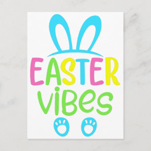 Ostervibes Pastel Postkarte