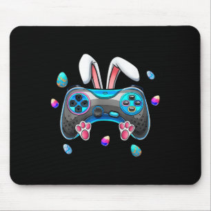 Ostervideospiel Bunny Eggs Gaming Gamer Boys Männe Mousepad