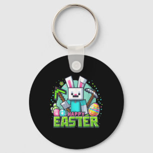 Ostervideospiel Bunny Eggs Gaming Gamer Boys Männe Schlüsselanhänger