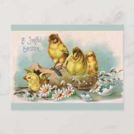 OsterVintage Niedliche Chips - Flora Postkarte