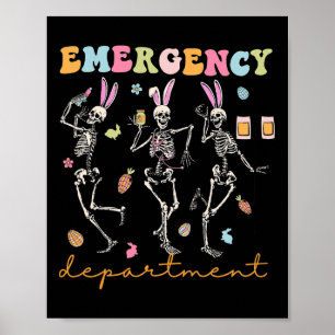 Ostervorflegerin Notaufnahme Zimmer Tanzen Poster