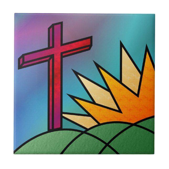 Ostervormittag Dekorationsband Fliese (Vorderseite)