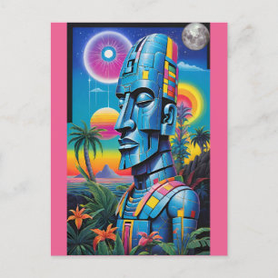 Ostervormittag richtig vorgestellt postkarte