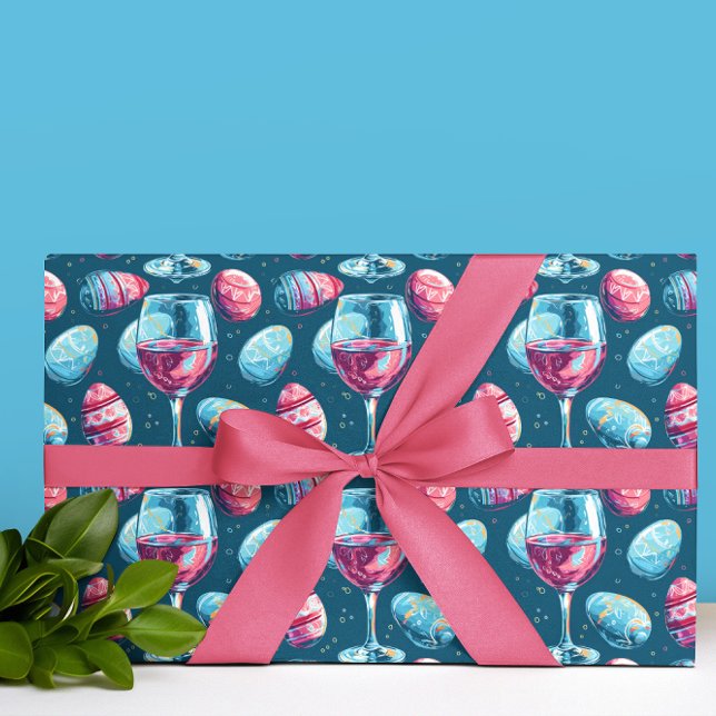 Osterwein Lover Geschenkpapier (Von Creator hochgeladen)