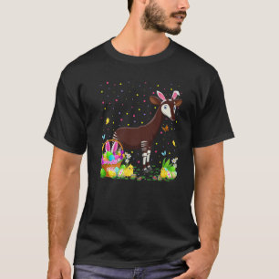Osterwoche Okapi Bunny Egg Jagen Okapi Ostersonnta T-Shirt