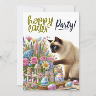 Osterwoche Party für Katzenliebhaber Einladung