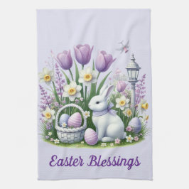 Osterwünsche Geschirrtuch