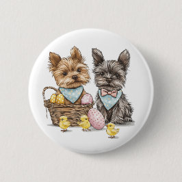 OsterYorkshire Terrier Dogs Button