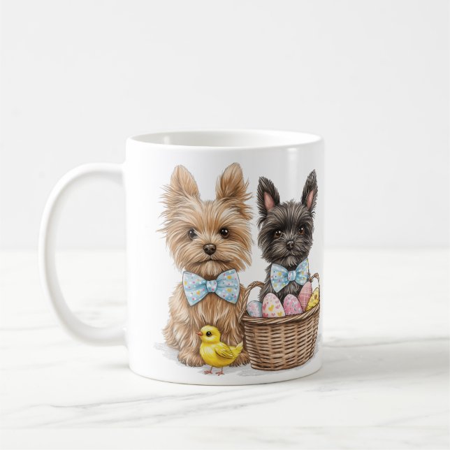 OsterYorkshire Terrier Dogs Kaffeetasse (Links)