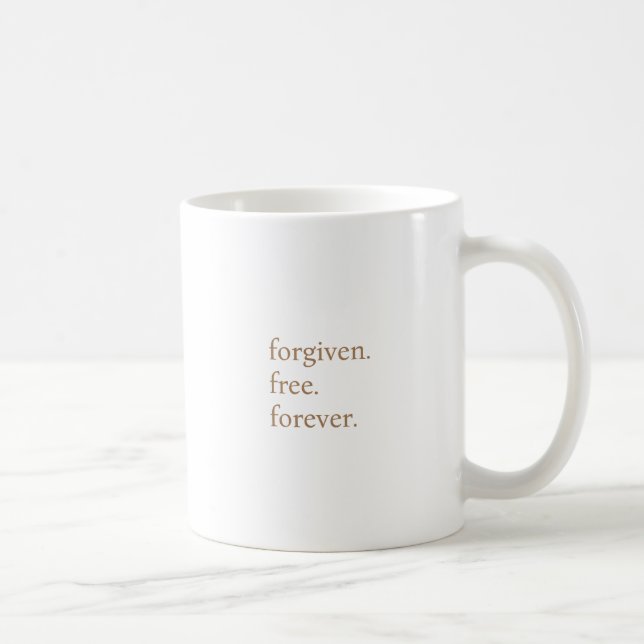 Osterzeit verzeiht minimalistische moderne Monogra Kaffeetasse (Rechts)