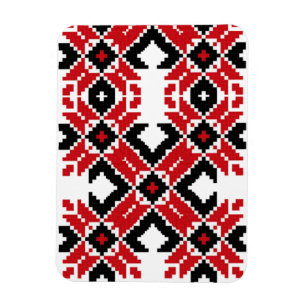 Osteuropa Muster, Traditionelles Volk, Folklore Magnet