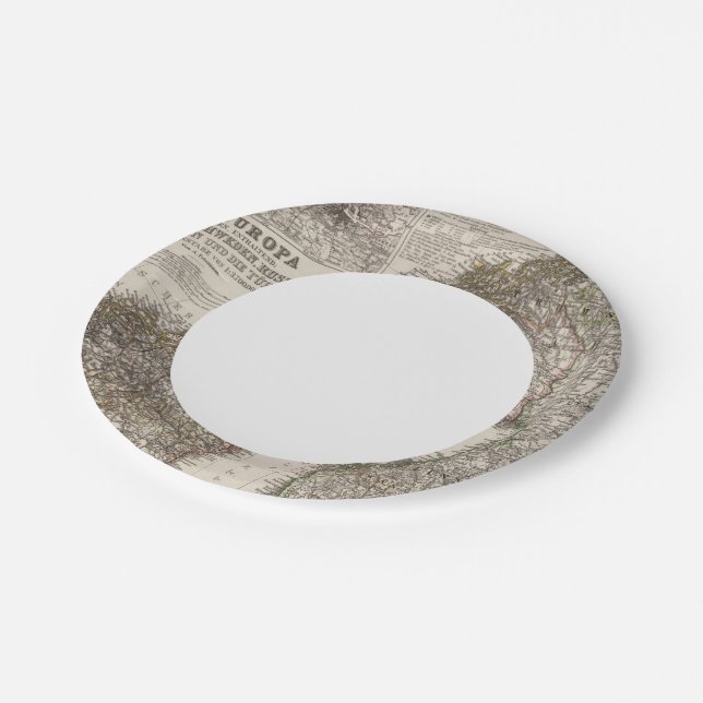 Osteuropa, Norwegen Pappteller (Schrägansicht)