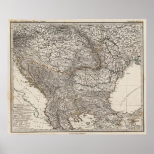 Osteuropa, Südrussland, die Türkei Poster