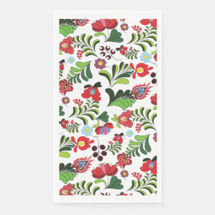 Osteuropäische Volkskunst-Blumenkunst Serviette