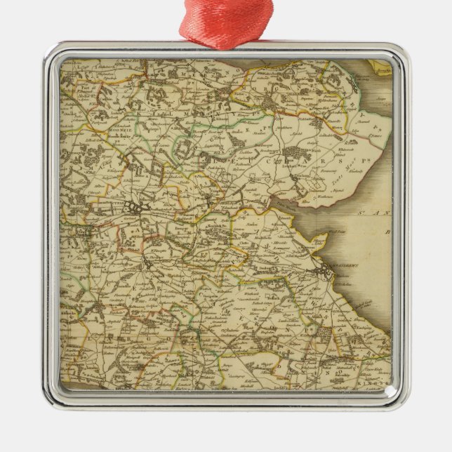 Ostfieber Silbernes Ornament (Vorne)