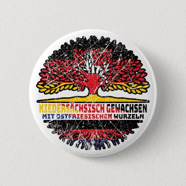 Ostfriesischer Niedersachsen Button (Vorderseite)