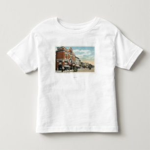 Osthauptstraßen-Ansicht des amerikanischen Kleinkind T-shirt