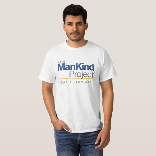 Osthawaii - Menschheit projektiert Logo T-Shirt (Vorne ganz)