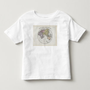 Osthemisphäre-Atlas-Karte Kleinkind T-shirt