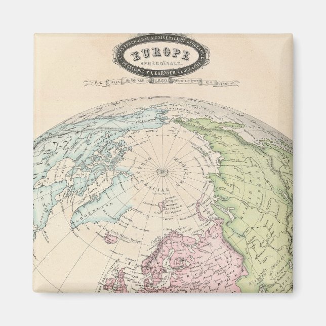 Osthemisphäre Europas Magnet (Vorne)