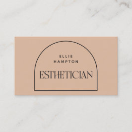 Östhetician Minimalistisch Blush Arch Beauty Kosme Visitenkarte