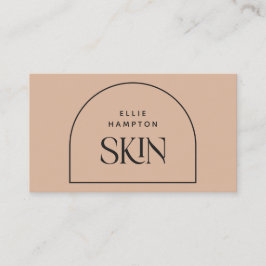 Östhetician Minimalistisch Blush Arch Beauty Kosme Visitenkarte