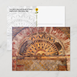 Ostia Antica Sun Relief, Italien - Postkarte
