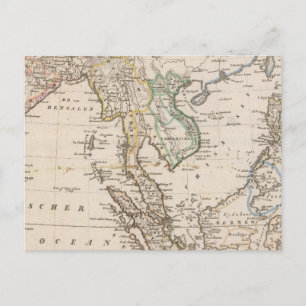 Ostindien 2 postkarte