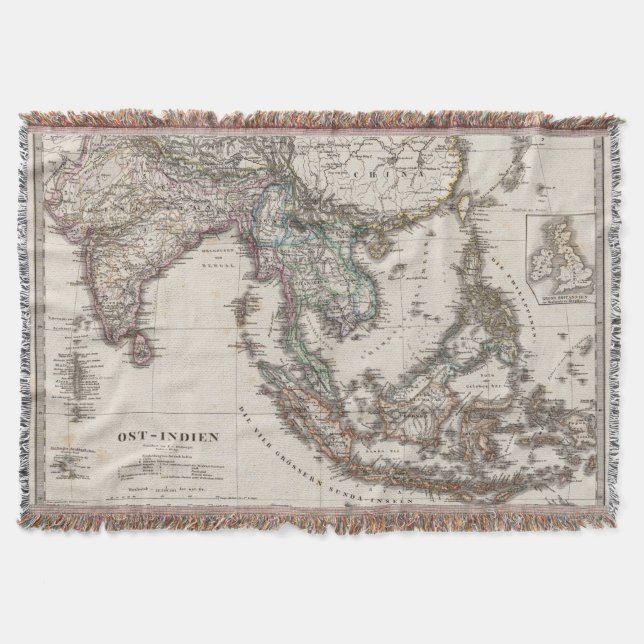 Ostindien Decke (Vorderseite)