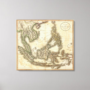 Ostindien-Inseln 2 Leinwanddruck