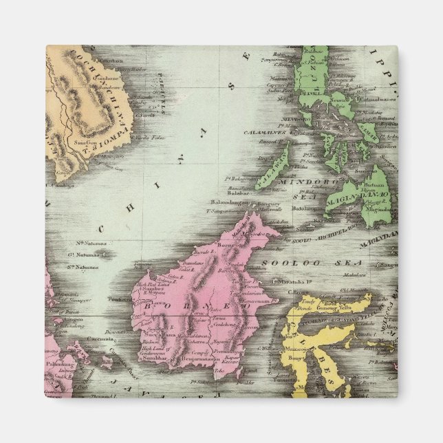 Ostindische Inseln 2 Magnet (Vorne)