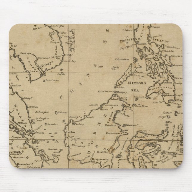 Ostindische Inseln 2 Mousepad (Vorne)